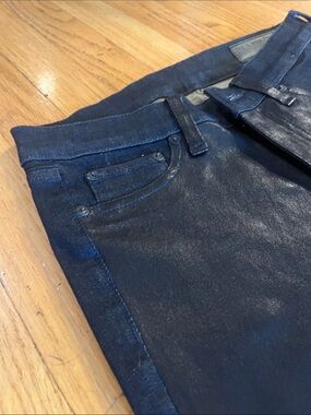 Rag & Bone Skinny Mixed Material Jeans